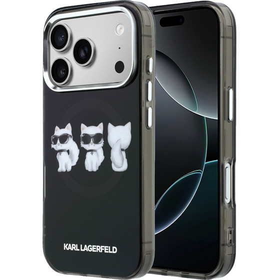 Karl Lagerfeld Iml Choupette Trio Watercolor Magsafe Case For Iphone Iphone 17 Pro - (KLHMP17L6HCA3CK)