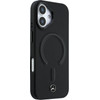 MERCEDES Pu Leather 3D Magsafe Case For Iphone 17 Black - (MEHMP17S25PEMMOK)