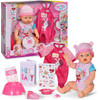 Zapf Creation: Baby Born Emma Interactive Doll With Accessories & Romper (43cm) (840504)