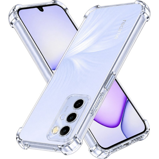 Techsuit - Shockproof Clear Silicone - Realme C100 5G - Clear