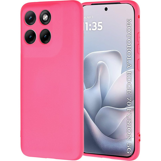 Techsuit - Softflex - Motorola Edge 70 Fusion - Hot Pink
