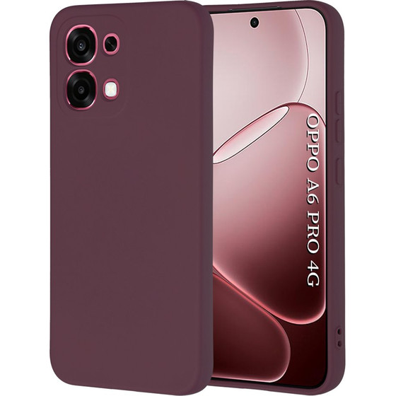 Techsuit - Softflex - Oppo A6 Pro 4G / A6 Pro 5G - Plum Red