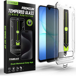 Techsuit - [Fingerprint Unlock Compatible] Titanglass Crystalhd - Samsung Galaxy A16 4G / A16 5G / A17 4G / A17 5G - Privacy