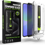 Techsuit - [Fingerprint Unlock Compatible] Titanglass Crystalhd - Samsung Galaxy A36 5G / A37 5G - Privacy