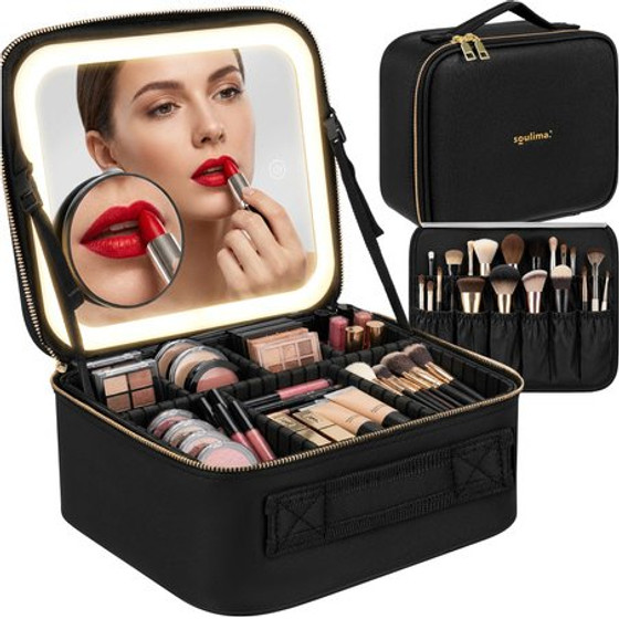 Soulima Cosmetic box with mirror Led 27236 - (19125-0)