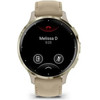 Garmin Smartwatch / Sport Watch 3.05 Cm (1.2'') Amoled 41 Mm Digital 390 x 390 Pixels Touchscreen Gold Wi-Fi Gps (satellite) - (010-02785-55)