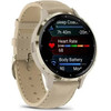 Garmin Smartwatch / Sport Watch 3.05 Cm (1.2'') Amoled 41 Mm Digital 390 x 390 Pixels Touchscreen Gold Wi-Fi Gps (satellite) - (010-02785-55)