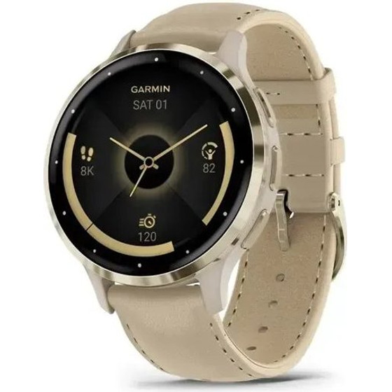 Garmin Smartwatch / Sport Watch 3.05 Cm (1.2'') Amoled 41 Mm Digital 390 x 390 Pixels Touchscreen Gold Wi-Fi Gps (satellite) - (010-02785-55)