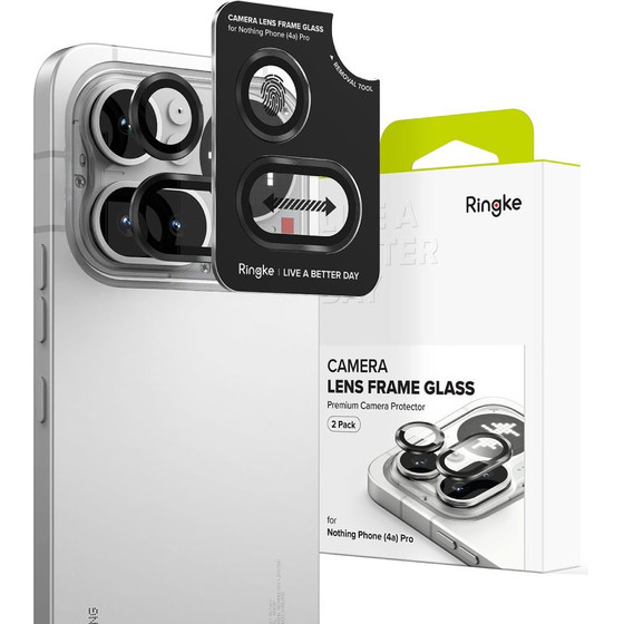 Ringke Oslona Aparatu Camera Frame Protector 2-Pack Nothing Phone 4A Pro BLACK