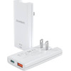 Choetech PD6011 65W Gan Ultra USB-C + USB-A Wall Charger - White - (Choetech PD6011 65 W Gan Ultra USB-C + USB-A)