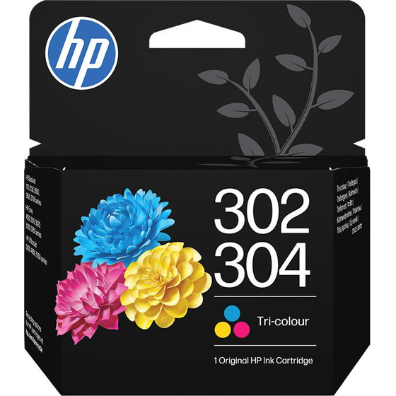 HP No 302_304 Tri-Color Original Ink Crtg 100 Pgs - (B7RT6AE)