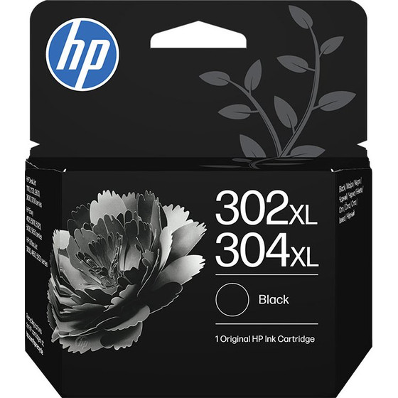 HP 302XL_304XL Black Original Ink Crtg - (B7RT9AE)