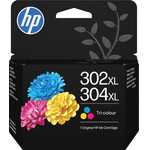 HP 302XL_304XL Tri-Clr Original Ink Crtg - (B7RT8AE)