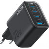 Anker Wall Charger Zolo, 70W, 3.5A, 1 x USB-A - 3 x USB-C, Black - (A121CG11)