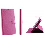 ���� SAMSUNG G928 S6 EDGE+ LINE LEATHER-TPU BOOK STAND PINK VL