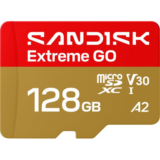 Sandisk Microsdxc Memory Card Extreme Go Android A2, 128Gb, Class 10 / UHS-1 U1 - (SDSQXGN-128G-GN6MN)