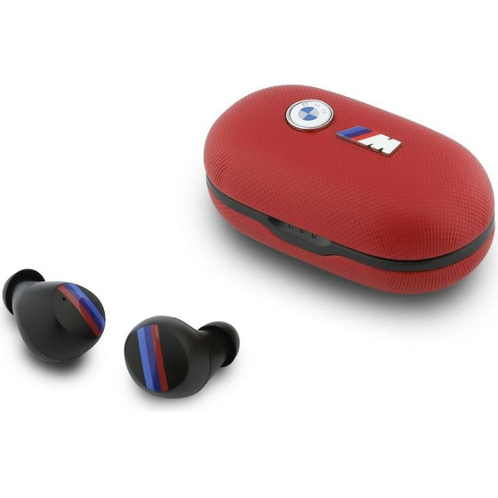 BMW Wireless Earphones Enc Tws Metal Logo 001177 red