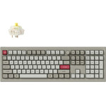 Keychron V6 Max Retro QMK/Via BT/2,4/Wired Custom Mechanical Keyboard Banana Switch 100% - (V6M-R4)