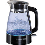 Russell Hobbs Classic Glass Kettle 1.7lt 2400W Black - (26080-70)