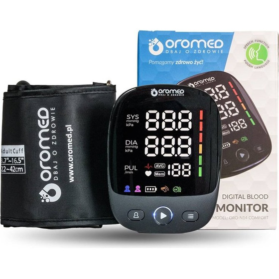 Oromed Upper Arm Blood Pressure Monitor - (ORO-N14 COMFORT)