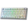 Aula Wireless Gaming Mechanical Keyboard F75HE - Black King Magnetic Switch [Linear] (English US), White - (F75HE-BKS-WH)