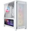 Corsair Case 4000D Frame Lcd Argb (Mid-Tower, TG, White) - Pn CC- 9011327-Ww - (CC-9011327-WW)