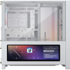 Corsair Case 4000D Frame Lcd Argb (Mid-Tower, TG, White) - Pn CC- 9011327-Ww - (CC-9011327-WW)