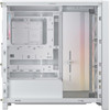 Corsair Case 4000D Frame Lcd Argb (Mid-Tower, TG, White) - Pn CC- 9011327-Ww - (CC-9011327-WW)