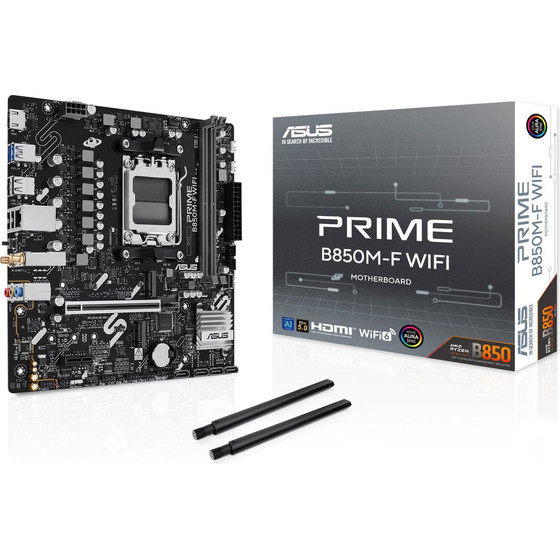 Asus Motherboard Prime B850M-F Wifi ,Matx ,DDR5, AM5 - (90MB1N80-M0EAY0)