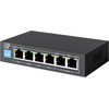 EXTRALINK Krios Poe Switch, 4x Gigabit PoE/PoE+, 2x RJ45 Gigabit Uplink, 60W - (EX.14305)