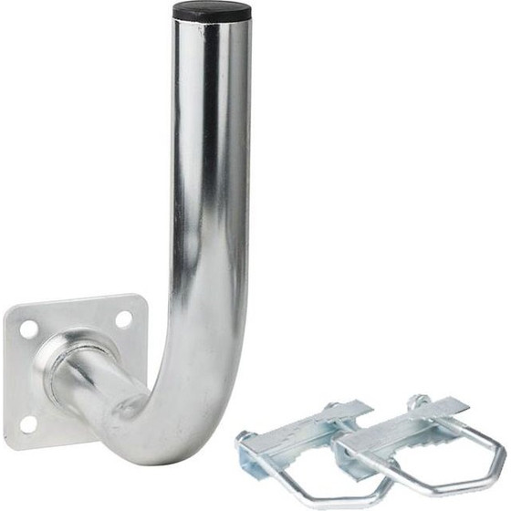 EXTRALINK L200 Balcony Mount, 200mm, With M8 Clamps, Steel, Galvanized - (EX.6785)