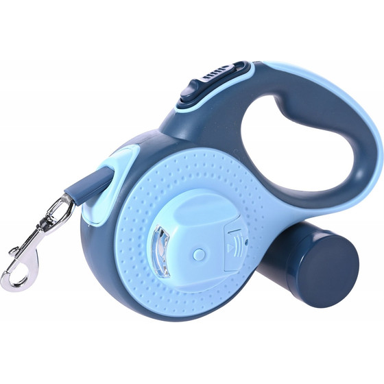 EXTRALINK Pupilplanet Automatic Leash 5M Led With Bag Container - (YL124180)