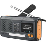EXTRALINK Emergency Radio Bluetooth Solar With Crank Dynamo Powerbank 4500MAh With Flashlight Sauce BT-4000 - (EX.98451)