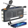 EXTRALINK Emergency Radio Bluetooth Solar With Crank Dynamo Powerbank 4500MAh With Flashlight Sauce BT-4000 - (EX.98451)