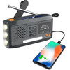 EXTRALINK Emergency Radio Bluetooth Solar With Crank Dynamo Powerbank 4500MAh With Flashlight Sauce BT-4000 - (EX.98451)