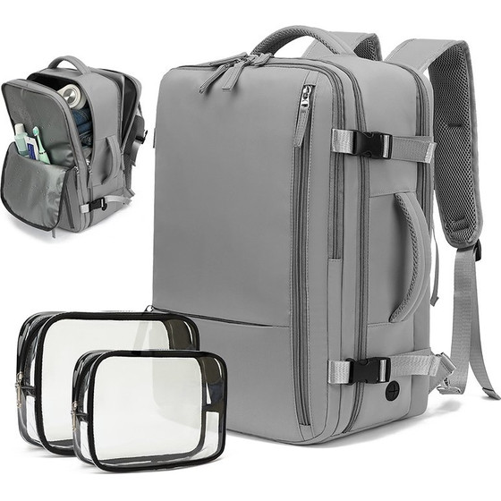 EXTRALINK Black Forest Backpack Cable Cable Subdivision 45X20X30 Cm + 2x Beautician - KM03 Grey - (EX.95764)