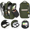 EXTRALINK Black Forest Backpack Cable Subdirective 50X20X33 Cm - KM04 Green - (EX.95771)