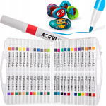 EXTRALINK Acrylic Marker Set 48 Colors | Painting 48 Pcs - (EX.97539)