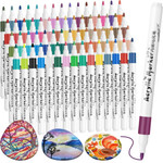 EXTRALINK Set Of Acrylic Markers 60 Colors | Painting 60 Pcs - (EX.97546)