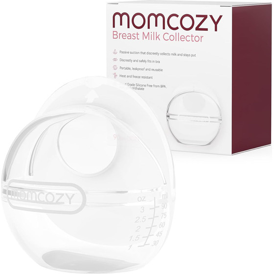 MOMCOZY BC003 90ML Reusable Milk Collector For BREASTMILK-Single - (BC009-NA70NB-A)