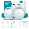 MOMCOZY Paruu P20 HANDS-Free Wearable Breast Pump Green Double Pack - (BP352-GE12BA-A)