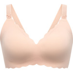 MOMCOZY YN46 Seamless Support Floral Nursing Bra Skin M - (FB086-SK000M-A)