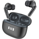 Celebrat Earphones �� ���� �������� W72, True Wireless, 10mm, 33/380mAh, Anc & ENC, ����� - (W72-BK)