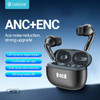 Celebrat Earphones �� ���� �������� W72, True Wireless, 10mm, 33/380mAh, Anc & ENC, ����� - (W72-BK)