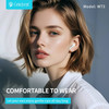 Celebrat Earphones �� ���� �������� W73, True Wireless, 13mm, 33/380mAh, ����� - (W73-BK)