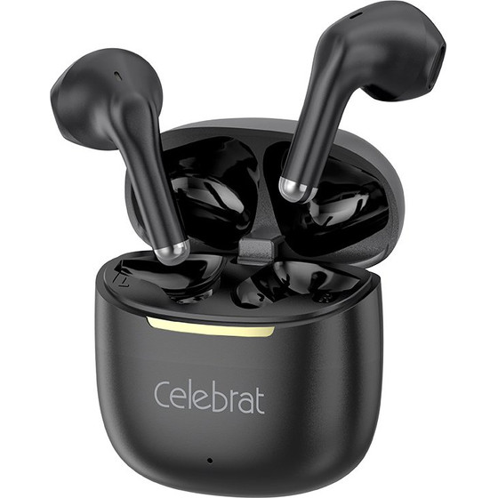 Celebrat Earphones �� ���� �������� W79, True Wireless, 13mm, 30/300mAh, ����� - (W79-BK)