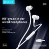 Celebrat Earphones �� ��������� G40, USB-C �������, 10mm, 1.2m, ����� - (G40-WH)