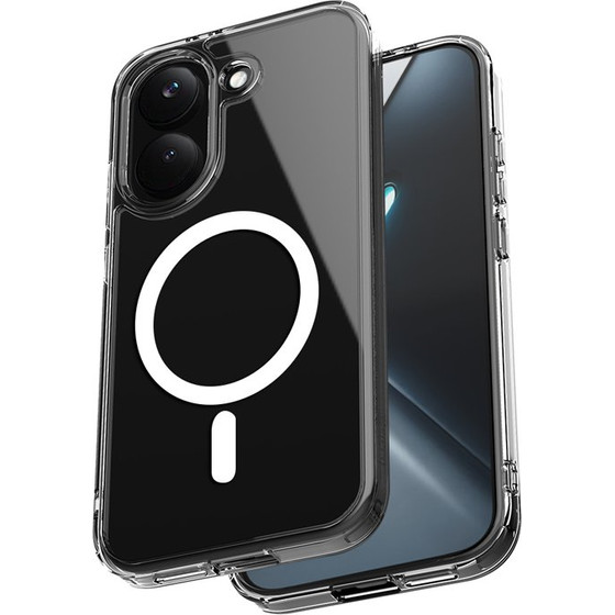 Crong Hybrid Clear Magnetic - MagSafe Case Xiaomi POCO X8 Pro 5G (Transparent) - (CRGHCMXMX8PCLR)