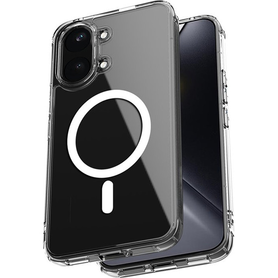 Crong Hybrid Clear Magnetic - MagSafe Case Xiaomi POCO X8 Pro Max 5G (Transparent) - (CRGHCMXMX8PMCLR)