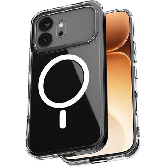 Crong Hybrid Clear Magnetic - MagSafe Honor 600 5G Case (Transparent) - (CRGHCMH600CLR)